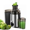 Juicer Machines Vegetable and Fruit with 3-Speed Setting; Upgraded Version 400W Motor Quick Juicing; Juicing Recipe Included