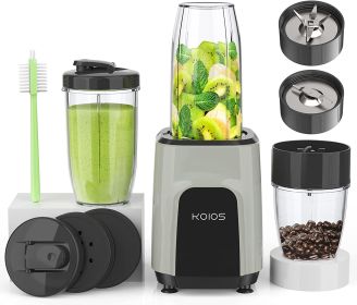 KOIOS 850W Countertop Blenders for Shakes and Smoothies;  Protein Drinks;  Nuts;  Spices;  Fruit Vegetables Drinks;  Coffee Grinder for Beans; 11-Piec