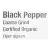 Frontier Herb Organic Coarse Black Pepper - Single Bulk Item - 1LB