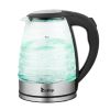 ZOKOP American Standard HD-1858L 1.8L 110V 1100W Electric Kettle Stainless Steel High Quality Borosilicate Glass Seven Colors Of Lights