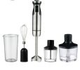 5 Core Immersion Portable Hand Blender 5-In-1 500W Handheld 8 Variable Powerful Stainless Steel with Electric Whisker;  2-Blades 860ml Food Processor;