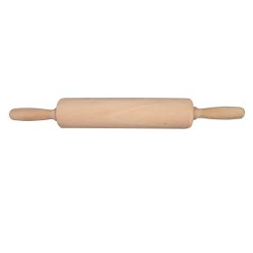 Christmas Reindeer Snowflake Pine Print Wooden Rolling Pin (Option: Polish Rod-Large Size)