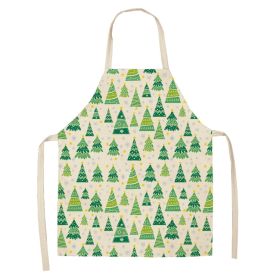 Christmas Style Apron Stain-resistant Sleeveless Apron (Option: Style 18-68to55)