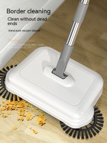 Household Hand Pushing Sweeping Robot (Option: White-Sweeper Cloth Without Sweeper)