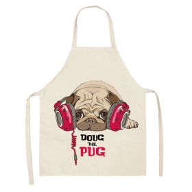 Cartoon Puppy Sleeveless Apron Home Daily Use (Option: W 02505-68x55cm)