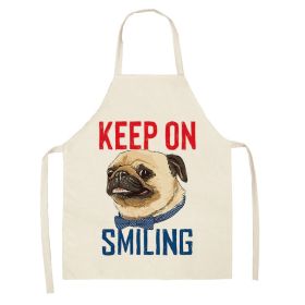 Cartoon Puppy Sleeveless Apron Home Daily Use (Option: W 02519-47x38cm)