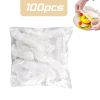 100-300pcs Disposable Food Cover Bag Plastic Wrap Elastic Food Lids Storage Kitchen Organizer Fresh Bag Fruit Bowls Caps Packing