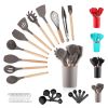 Silicone Kitchen Utensils Set 38 Pieces and Utensil Holder