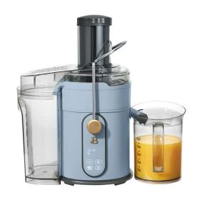 5-Speed 1000W Electric Juicer with Touch Screen (Color: Blue, Material: steel)