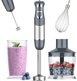 Drink Foamer smart Electric Multi-in-1 Hand Immersion Blender (Type: Frother, Color: Gray)