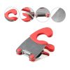 1pc Bowl Clip Stainless Steel Pot Side Clips Anti-scalding Spoon Holder Kitchen Bowl Clip Black Red