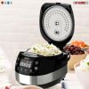 Rice Cooker Small Rice Maker Steamer Pot Electric Steamer Digital Electric Rice Pot Multi Cooker & Food Steamer Warmer 5.3 Qt 5 Core RC0501