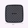 1pc 7.5in/8in/9in Air Fryer Liner Silicone Air Fryer Mat