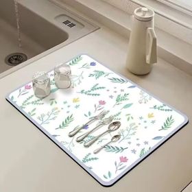 Kitchen Household Dining Table Table Wash-free Mat (Option: Colorful-5080cm)